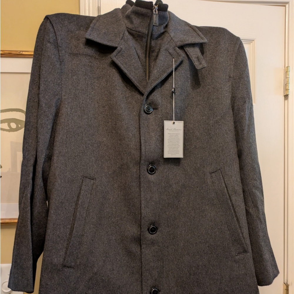 Daniel Cremieux Charcoal Trench Coat